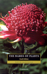 THE NAMES OF PLANTS 1