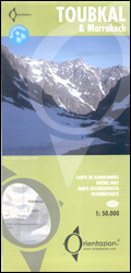 TOUBKAL & MARRAKECH. MAPA EXCURSIONISTA 1