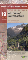 VAL D'ARAN / ERA VAL D'ARAN. MAPA EXCURSIONISTA 1:45.000 1