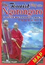 MAP OF THE NGORONGORO. CONSERVATION AREA