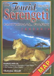MAP OF THE SERENGETI. NATIONAL PARK (ENLARGED MAPS)