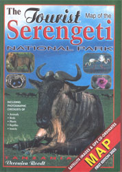 MAP OF THE SERENGETI. NATIONAL PARK