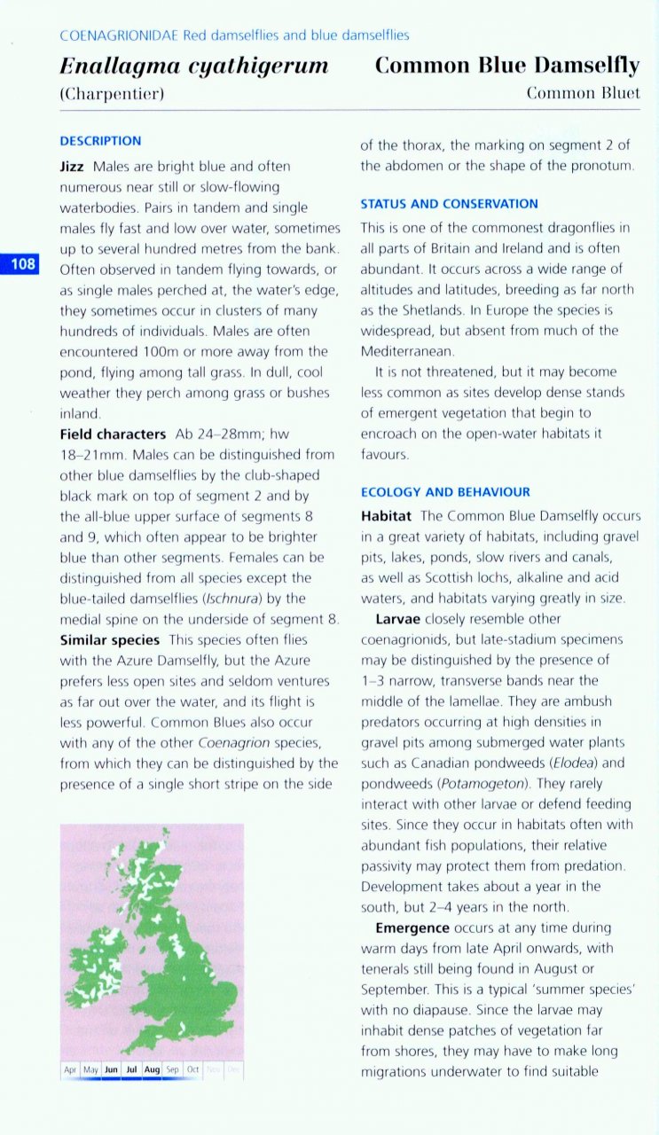 FIELD GUIDE TO THE DRAGONFLIES AND DAMSELFLIES OF GREAT BRITAIN AND IRELAND 6