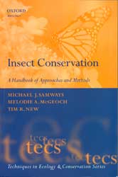 INSECT CONSERVATION: A HANDBOOK OF APPROACHES AND METHODS 1