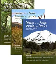 CATÁLOGO DE LAS PLANTAS VASCULARES DEL CONO SUR (3 VOLÚMENES) 1