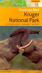 TOURING MAP KRUGER NATIONAL PARK BLYDE RIVER CANYON, POLOKWANE, NELSPRUIT 1