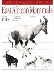 EAST AFRICAN MAMMALS. AN ATLAS OF EVOLUTION IN AFRICA . VOLUME III D. BOVIDS 2