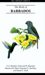 BOU CHECKLIST 24. THE BIRDS OF BARBADOS 1