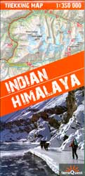 INDIAN HIMALAYA TREKKING MAP 1