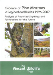 EVIDENCE OF PINE MARTENS IN ENGLAND AND WALES 1996-2007: ANALYSIS OF REPORTED SIGHTINGS AND FOUNDATIONS FOR THE FUTURE 1