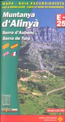 MAPA ALPINA 1:25.000. MUNTANYA D'ALINYÀ. SERRA D'AUBENÇ-SERRA DEL TURP (MAPA I GUIA) 2