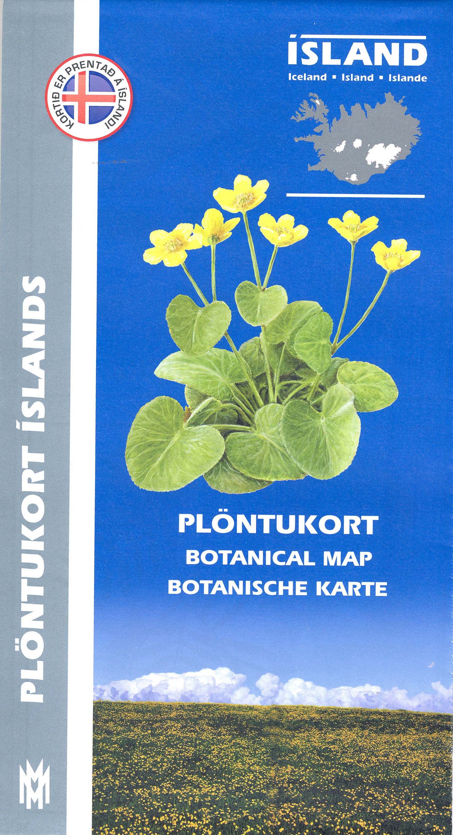 ICELAND. BOTANICAL MAP