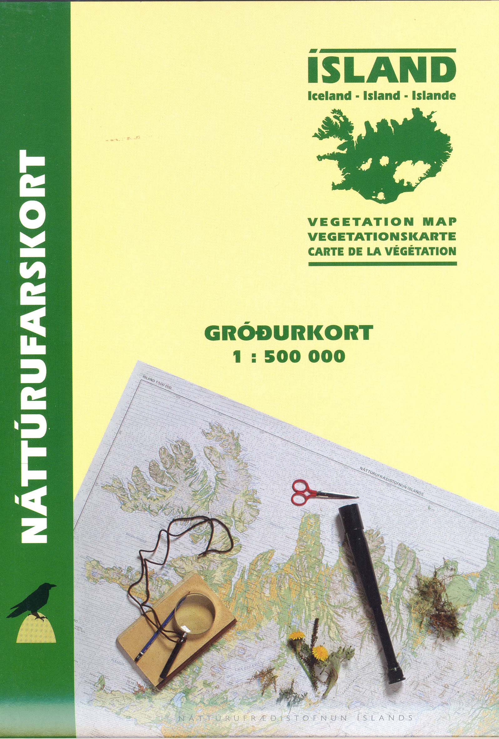 ICELAND. VEGETATION MAP