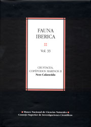 FAUNA IBÉRICA. VOL. 33. CRUSTACEA. COPÉPODOS MARINOS II. NON CALANOIDEA 1