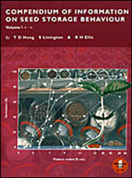 COMPENDIUM OF INFORMATION ON SEED STORAGE BEHAVIOUR VOLUME 1 A-H 1