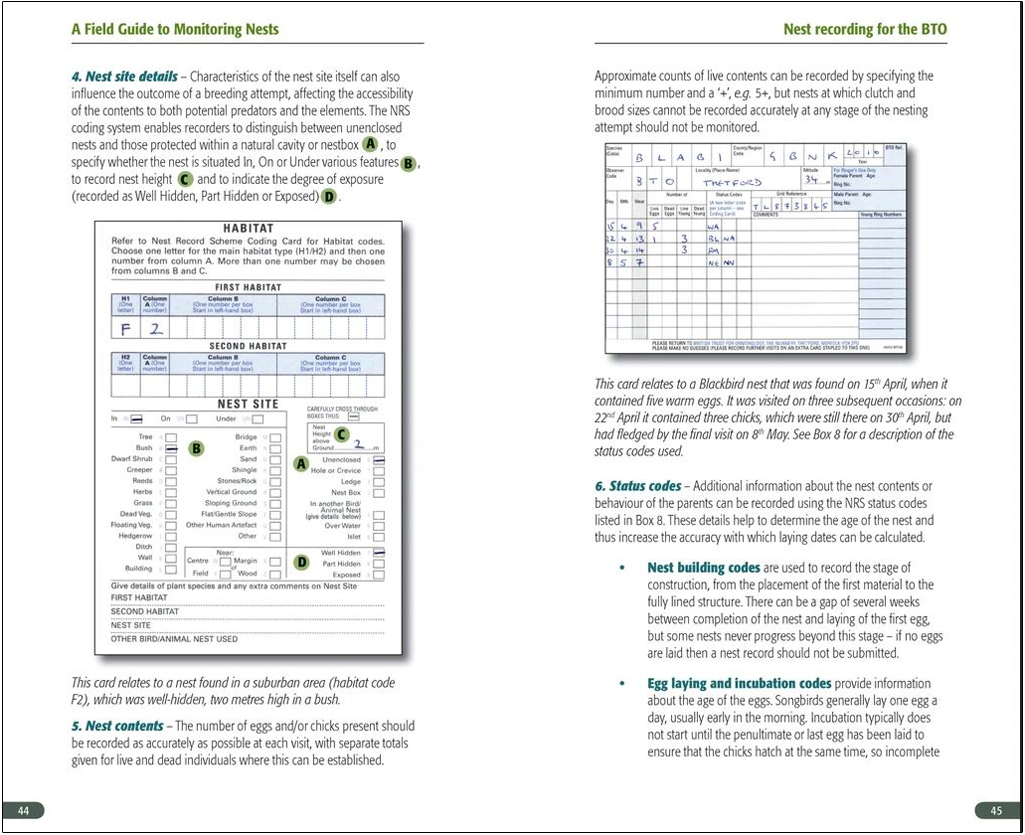 A FIELD GUIDE TO MONITORING NESTS 5