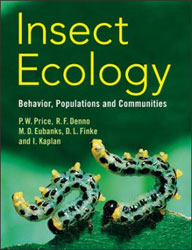 INSECT ECOLOGY. BEHAVIOR, POPULATIONS AND COMMUNITIES 1