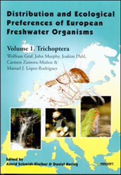 DISTRIBUTION AND ECOLOGICAL PREFERENCES OF EUROPEAN FRESHWATER ORGANISMS. VOL. 1. TRICHOPTERA 1