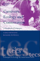 CARNIVORE ECOLOGY AND CONSERVATION. A HANDBOOK OF TECHNIQUES 1