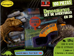 DINOSAURIOS. SET DE AVENTURAS EN 3D 1