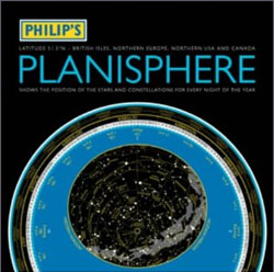PHILIP'S PLANISPHERE. LATITUDE 51,5 NORTH 1