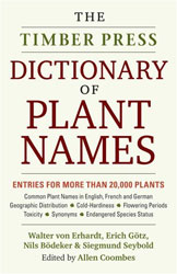 THE TIMBER PRESS DICTIONARY OF PLANT NAMES 1