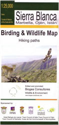 SIERRA BLANCA. MARBELLA, OJÉN, ISTÁN. MAPA ORNITOLÓGICO Y DE FAUNA. SENDEROS 1