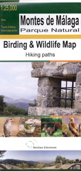 MONTES DE MÁLAGA. PARQUE NATURAL. MAPA ORNITOLÓGICO Y DE FAUNA. SENDEROS 1