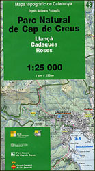 MAPA TOPOGRÀFIC DE CATALUNYA. PARC NATURAL DE CAP DE CREUS 1