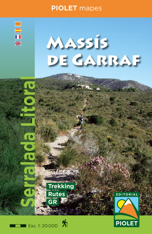 MAPA PIOLET 1:20.000. MASSÍS DE GARRAF 1