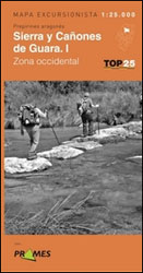 MAPA EXCURSIONISTA SIERRA Y CAÑONES DE GUARA I . ZONA OCCIDENTAL 1