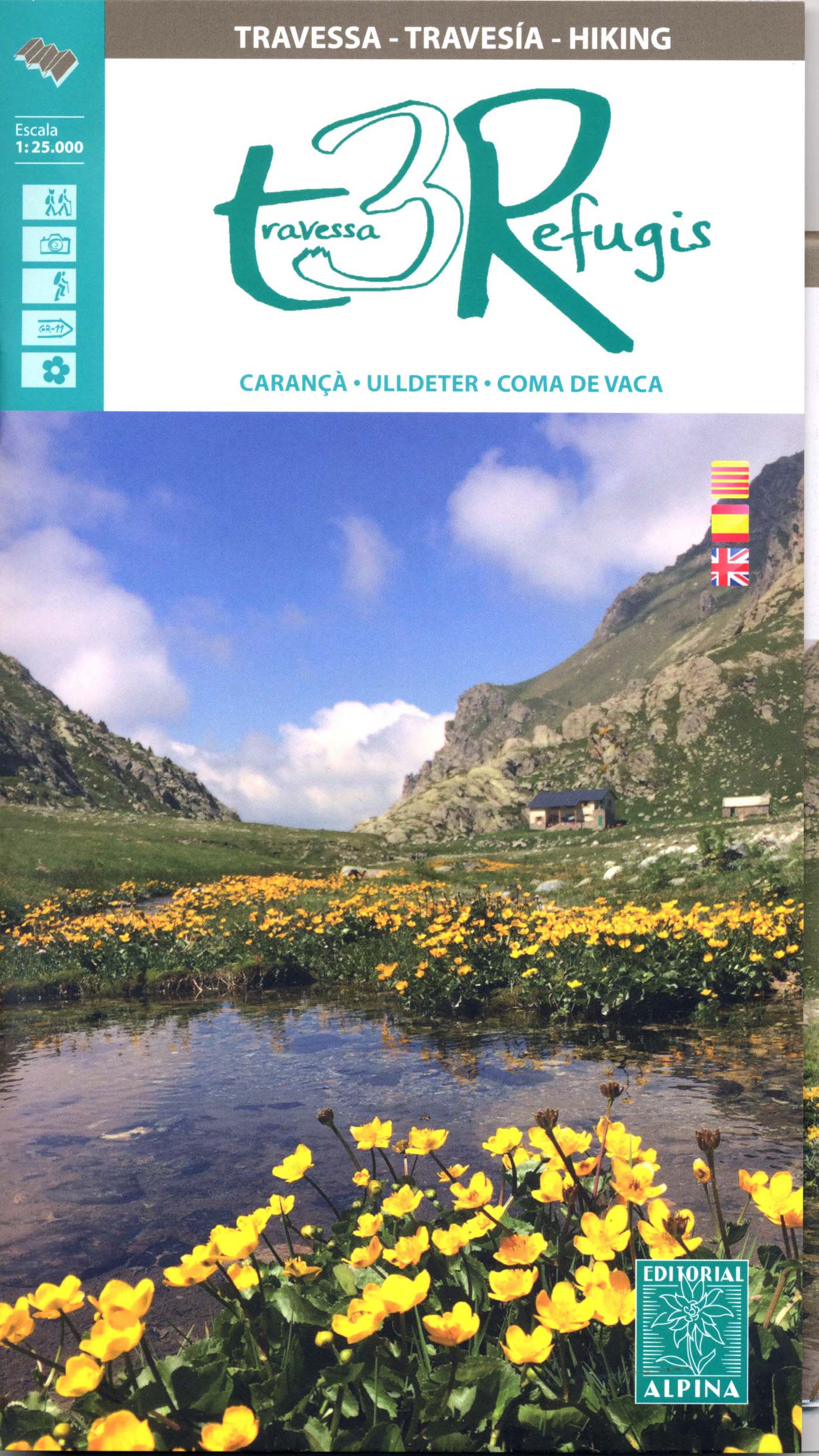 MAPA GUIA EXCURSIONISTA TRAVESSA REFUGIS 1