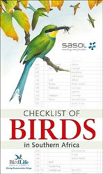 SASOL CHECKLIST OF BIRDS IN SOUTHERN AFRICA 1