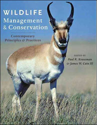 WILDLIFE MANAGEMENT & CONSERVATION. CONTEMPORARY PRINCIPLES & PRACTICES 1