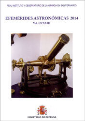 EFEMÉRIDES ASTRONÓMICAS 2014 VOL. CCXXIII 1