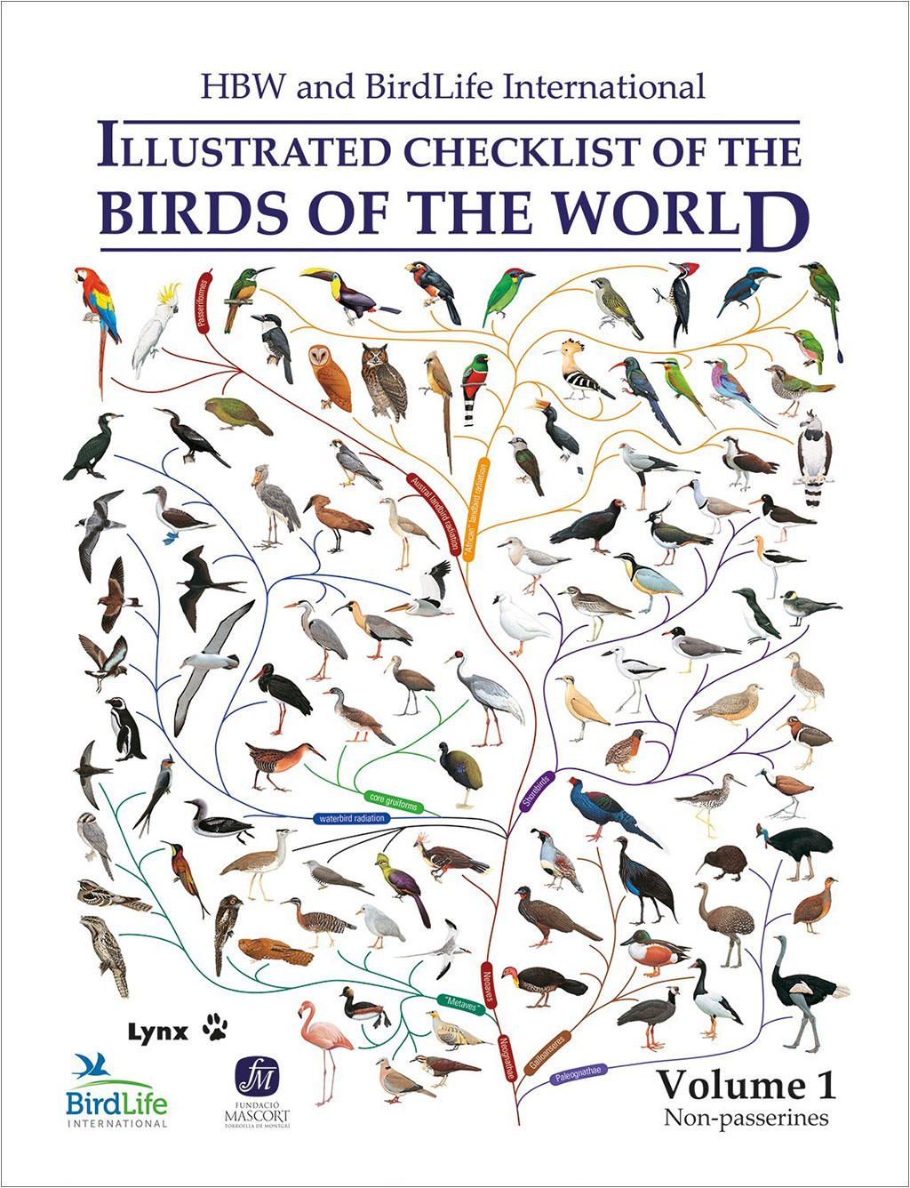 HBW AND BIRDLIFE INTERNATIONAL ILLUSTRATED CHECKLIST OF THE BIRDS OF THE WORLD. VOL 1