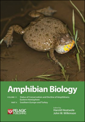 AMPHIBIAN BIOLOGY. VOLUME 11, PART 4: STATUS OF CONSERVATION AND DECLINE OF AMPHIBIANS. EASTERN HEMISPHERE, SOUTHERN EUROPE &AMP; TURKEY 1