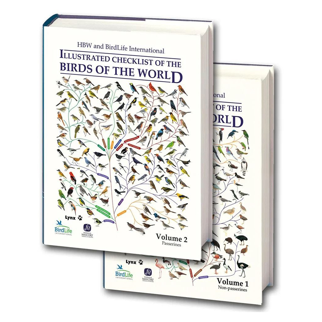 HBW AND BIRDLIFE INTERNATIONAL ILLUSTRATED CHECKLIST OF THE BIRDS OF THE WORLD. SET DE DOS VOLÚMENES