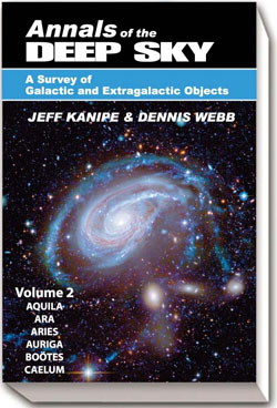 ANNALS OF THE DEEP SKY. A SURVEY OF GALACTIC AND EXTRAGALACTIC OBJECTS. VOL 2: AQUILA, ARA, ARIES, AURIGA, BOÖTES, CAELUM 2