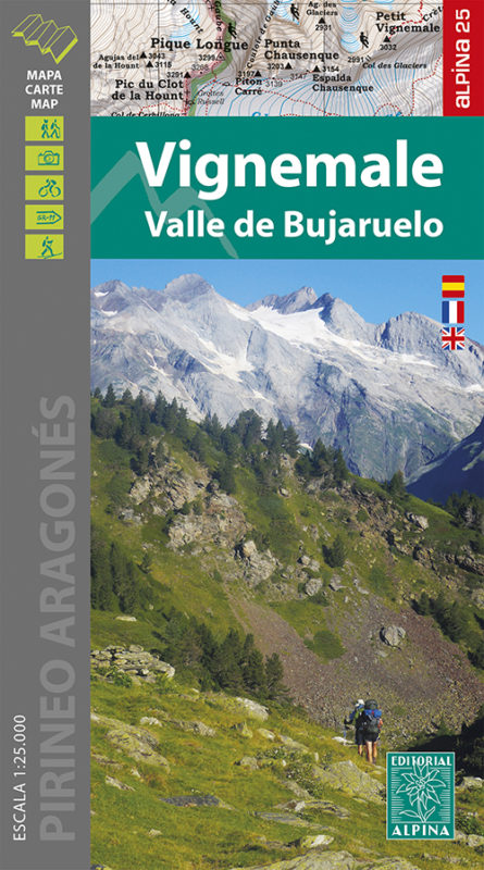 MAPA ALPINA 1:25.000. VIGNEMALE VALLE DE BUJARUELO 1