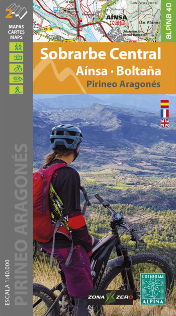 MAPA ALPINA 1:40.000. SOBRARBE CENTRAL. AÍNSA. BOLTAÑA. PIRINEO ARAGONÉS 1