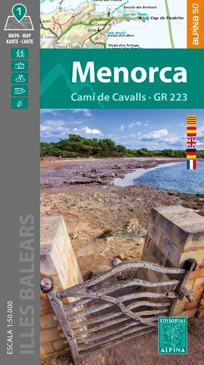 MAPA ALPINA 1:30.000. MENORCA. CAMÍ DE CAVALLS. GR 223 (MAPA I GUIA) 1