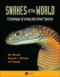 SNAKES OF THE WORLD. A CATALOGUE OF LIVING AND EXTINCT SPECIES