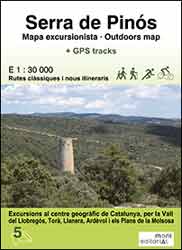 MAPA MONT EDITORIAL 1:30.000 SERRA DE PINÓS 2