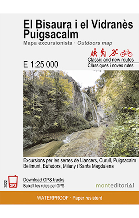 MAPA MONT EDITORIAL 1:30.000 EL BISAURA I EL VIDRANÈS 1