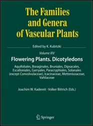 THE FAMILIES AND GENERA OF VASCULAR PLANTS. VOLUME XIV . FLOWERING PLANTS EUDICOTS. AQUIFOLIALES, BORAGINALES, BRUNIALES, DIPSACALES, ESCALLONIALES, G 2