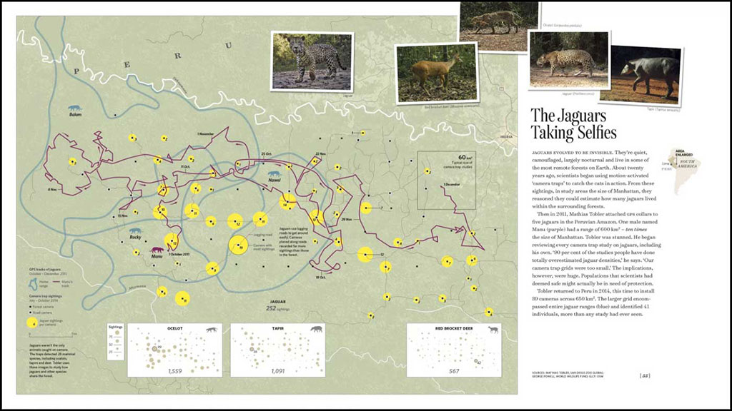 WHERE THE ANIMALS GO. TRACKING WILDLIFE WITH TECHNOLOGY IN 50 MAPS AND GRAPHICS 3