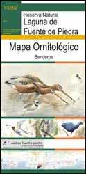 RESERVA NATURAL LAGUNA DE FUENTE DE PIEDRA. MAPA ORNITOLÓGICO. SENDEROS 1