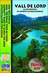 MAPA PIOLET 1:20.000 VALL DE LORD. 36 EXCURSIONS, 35 INDRETS IMPRESCINDIBLES