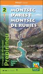 MAPA PIOLET 1:20.000  MONTSEC D'ARES I MONTSEC DE RÚBIES. CONGOST DE MONT-REBEI PREPIRINEU 2